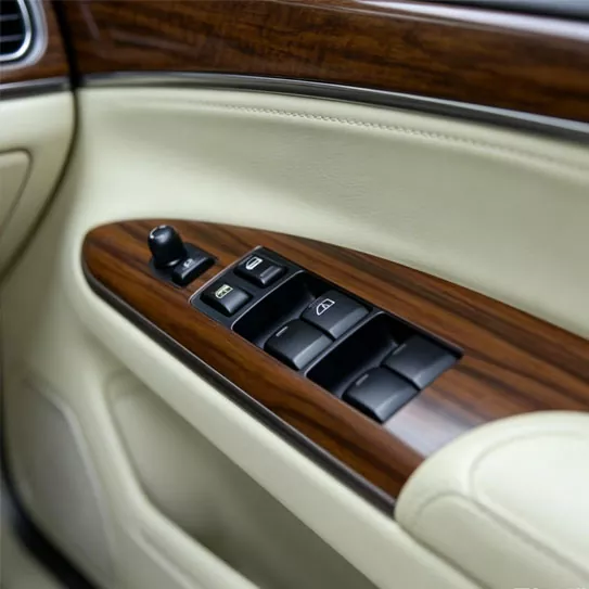 Pulsanti di rivestimento interno automobilistico in plastica resistente all'usura